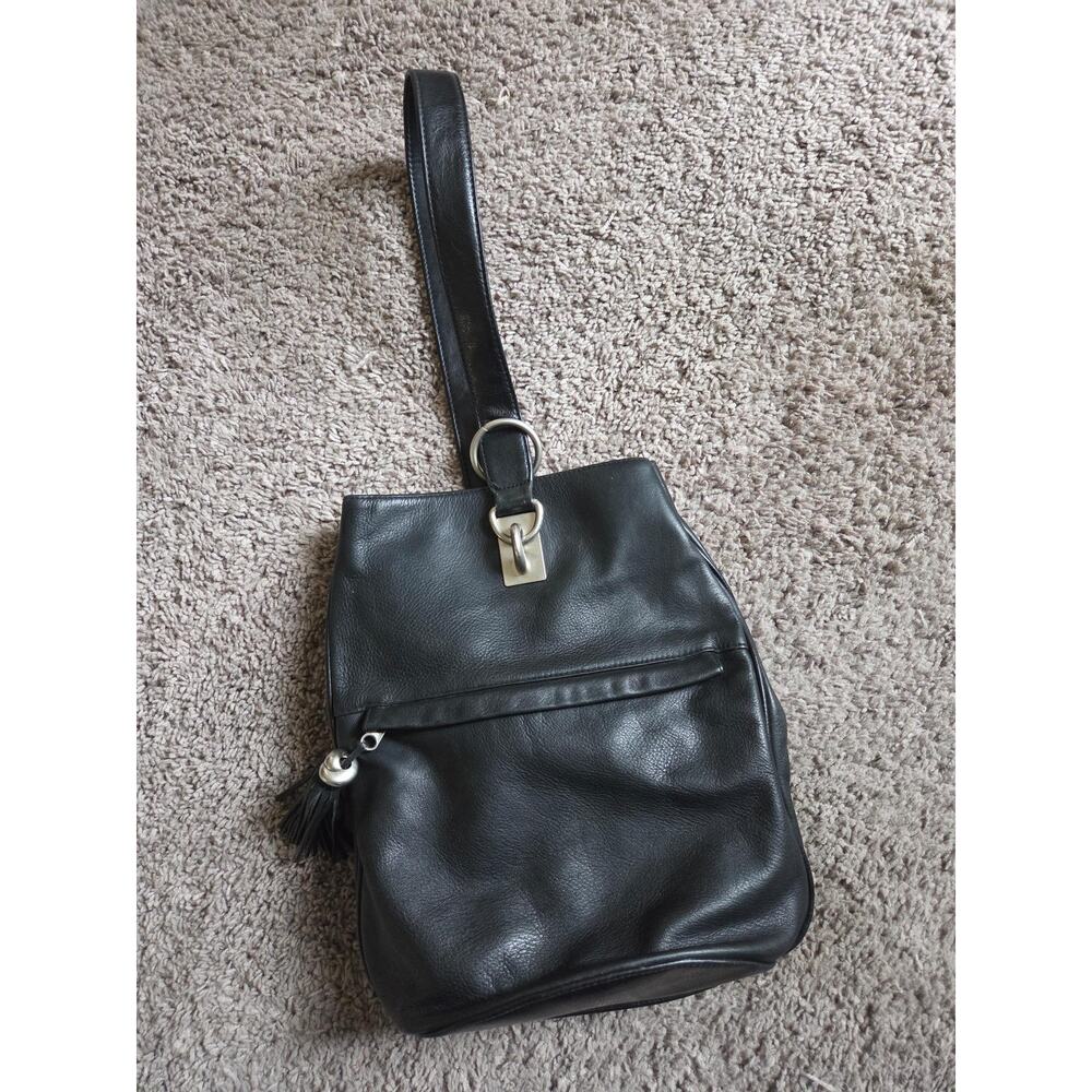 Vintage Grunge Leather Sling Bag